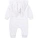 Kids Tales Baby Winter Rabbit Ear Hooded Romper | 3-6 Months | White Thick | Winter Warm Outfit - Buy Online on GoSupps.com
