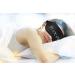 Soft Comfort Sleep Eye Mask for Men and Women - Adjustable Strap, Block Out Light for Travel, Office, Home - Black (Off White) - Buy Online on GoSupps.com