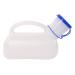 Leakproof Urinal Unisex Urinal Pee Bottle Urinals for Men White Plastic Material Easy Grip Handle 1000ML with Lid