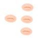 Beavorty 4pcs Beauty Silicone Exercises silicone mold molde de para resina facial eyeliner lips model 7.7x5cmx4pcs As Shownx4pcs