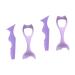 POPETPOP POPETPOP 4Pcs Eye Mask Heated Makeup Applicator Face Cream Applicator Makeup Aids Masquerades For Women Silica Gel Reconcile Purple