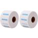 2 Roll Disposable Barber Paper Neck Strips Hairdressing Stretchy Wrap Neck Protection Paper Strips Disposable Neck Paper Strips Barber Hair Cutting Neck Wrap Strip Stretch Paper Neck Band Strips