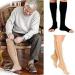 Monliya Knee-Length Compression Stockings with Zipper | Open Toe | 23-32 mmHg | Size L Beige - Leg Support for All-Day Comfort - Buy Online on GoSupps.com