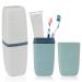 2 pieces of toothbrush ethui portable toothbrush case case toothbrush dental box toothbrush case toothbrush case tooth cleaning cup travel toothbrush container etui children for business trips at home school