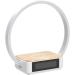 Buy Wilit LED Bedside Lamp with Wireless Charging - Dimmable Touch Light Alarm Clock 3 Brightness Levels Warm Night Light Wood & White Design for Bedrooms - International Shipping Available - Buy Online on GoSupps.com