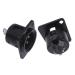 1PCS Cannon XLR Metal Socket YS145 YS146 Male Female 3 Pin For Microphone Connector YS145BG YS146BG (Color : Black Female)