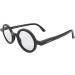 LONDON MOLE Round Reading Glasses 3.0x | Stylish Men's Women's Unisex Readers | Matt Black Frames with Spring Hinges - Buy Online on GoSupps.com