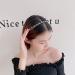 ShiQiao Black Leather Chain Headband - Metal Braided Hairband for Women - Buy Online on GoSupps.com