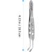 Stainless Steel Meibomian Gland Expressor - Premium Eyelid Tweezers for Dry Eyes - Buy Online on GoSupps.com
