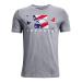 Under Armour Boys' New Freedom BFL New T-Shirt Steel (035)/White Medium