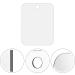 Zywuoy Anti-Fog Shower Mirror 2-Pack | Fitting-Free Acrylic Bathroom Mirror for Shaving & Makeup | 20 x 30 cm - Buy Online on GoSupps.com
