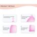 Buy Florauspicious Reusable Menstrual Cups - 2 Pack (Small Transparent) for Eco-Friendly Female Care - Buy Online on GoSupps.com