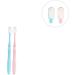 Minkissy 4-Piece Soft Bristle Charcoal Toothbrush Set for Oral Hygiene | Ideal Dental Accessories for Pregnant Women - Buy Online on GoSupps.com