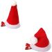MinnowXY Christmas Hair Clip Hat Santa Hat Duckbill Clips Hat Hair Barrettes Holiday Hair Accessories - Buy Online on GoSupps.com