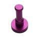 PRETYZOOM Towel Rack Clothes Hanger Black Robe Door Back Hanger Wall Hanger Hook up Space Aluminum Coat Hanger medium Purple