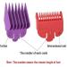 Premium Hair Limit Comb 8 Sizes Colored Limit Comb Hair Clipper Haircut Guide Attachment Comb barber replacement for Many Clippers Trimmers - Buy Online on GoSupps.com