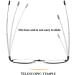 ZUKKY Retro Faltbare Lesebrille | Tragbare Kristalllinse fr Mnner & Frauen | Kompaktes Gehuse & Verstellbarer Bgel AM29 - Buy Online on GoSupps.com