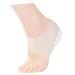 Didiseaon Heel Insole Cable Railing Kit Heel Cup Invisible Prevention Heel Lift for Hip Alignment Silicone Height Increase Insoles Heel Guard Travel Accessories Stealth White
