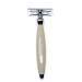 Edwin Jagger Bulbous De Razor - Safety Razor Double Edge Razor Wet Shaving Razors (Gray)