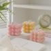 LSLEVA 2 Cavity Heart Bubble Cube Silicone Candle Mold - DIY 3D Geometric Mold for Candle Making and Resin Soap - Valentine's Day Gift Home Decor - Buy Online on GoSupps.com