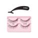 Buy Ashes Double Pack No. 03 False Eyelash Starter Kit - Natural Look & Volume Reusable Black Eyelashes with Easy-Angle Applicator & Tweezers - International Shipping - Buy Online on GoSupps.com
