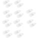 10 Pairs Halloween Vampire Dentures with Luminous Flexible Without Hurting Teeth Personality Fashion Resin Tooth 1.7cm / 0.7in - Buy Online on GoSupps.com