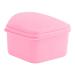 Exceart Prosthesis Brush and 4-Part Bath Box | Dental Prosthesis Cleaning Container for False Teeth - Yellow Blue White Pink - Buy Online on GoSupps.com