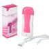 Professional hair removal set wax roller with thermal wax and 100 g warm wax 5 pieces of wood spatula 100 pieces of paper strips for growing honey