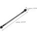 Baluue 60 Pcs Double Ended Eyeshadow Brush Double-sided Eyeshadow Brush Highlighter Black Artificial Fiber 12x1cmx2pcs Blackx2pcs - Buy Online on GoSupps.com