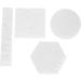 Nail Art Color Mixing Pallet Paint Mixing Materials Very Durable Nail Art Polish Mixing Plate Beauty Salon for Home Salon Shop Manicure Store - Buy Online on GoSupps.com