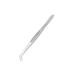 REMOS tweezers with serrated gripping surface and curved tip 16 cm