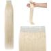 Luxurious Silk-Co Tape Extensions - 55cm Remy Real Hair #60 Platinum Blonde - 20 Tresses (4cm Wide 2.5g) - Premium Quality Hair Extensions for Effortless Style - Buy Online on GoSupps.com