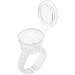  TOPINCN TOPINCN 100 Ink Ring Cups with Lid Clear Plastic Container for Pigment or Ink Suitable for Glue or Eyelash Extension Practice - Buy Online on GoSupps.com
