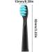 Teeteck Replacement Brushes for Fairywill Toothbrush - Soft Bristle Heads for FW507/508/515/551/917/D7/959 - 5 Pack - Buy Online on GoSupps.com