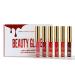 Beauty Glazed 6-Piece Matte Lip Gloss Set | Waterproof Silky Smooth Liquid Lipstick | Durable Non-Stick Moisturizing Makeup Cosmetics - Buy Online on GoSupps.com