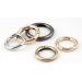 Bobeey 8pcs Brushed Bronze Spring O Ring Round Carabiner Snap Clip Trigger Spring Keyring Buckle O Ring for Bags Purses BBC3 (1 1/4''(3.2cm)  Brushed Bronze) Brushed Brass 1.25''(3.2cm) 8pcs - Buy Online on GoSupps.com