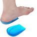 Haofy gel heel pillow heel spur 1 pair of heel porn inserts silicone heel cushion shoe inserts heel support orthopedic jet inserts for Achilles tendon support plantar fasciitis 2 pieces (1 Pack) blue.Scope of delivery:
