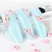 3D Flower Caviar Beads Nail Art Decals - White Pink Acrylic Charms with Pearl Beads for DIY Manicures - Buy Online on GoSupps.com