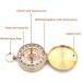 Classic Pocket Style Camping Old Fashioned Copper Compass - Buy Online on GoSupps.com