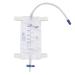 Urinary Drainage Bag with Anti-Reflux Chamber 500ml Leg Bag Urinary Bag for Home and Hospitals Health Aids (1Pc 500ml)