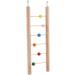Parrot Wooden Ladder Perch Pet Birds Climbing Hanging Swing Toy for Parakeet Cockatiel Macaw African Grey Cockatoo Lovebird Finch(Beads) - Buy Online on GoSupps.com