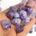 Gemstone Minerals raw Crystal Points Natural Purple Quartz Crystal Amethyst Cluster for Reiki 100g FUZEGRDLI - Buy Online on GoSupps.com