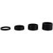 Dioche 4Pcs Aluminum Alloy Bike Headset Spacer Set - 5mm/10mm/15mm/20mm Black - Buy Online on GoSupps.com