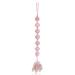 XIANNVXI Rose Quartz Crystal Hanging Healing Crystals Gemstones Decor Tumbled Stones Car Rearview Mirror Wall Hanging Crystals Reiki Crystal Gifts