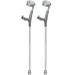 Non-Slip Adult Forearm Crutch(Pair) Height Adjustable Arm Cuff Crutch Lightweight Aluminum Alloy Portable Elbow Walker Interesting Selfless dedication