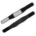 Home correction 1 piece adjustable waist Tourmaline self-heated magnetic field therapy back-waist support belt lumbar support massage bandage health support bandage (color: black black L