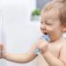 Teething Egg ToothieBrush Set of 2 (Blue) - Silicone Baby Toothbrushes with Suction Base | Safe for Kids 1-2 Years | 360 Degree Child Tooth Brush and Teether - Buy Online on GoSupps.com