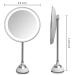 USB 10X Magnifying Makeup Mirror with LED Light and Flexible Gooseneck - Powerful Suction Cup Vanity Mirror - Buy Online on GoSupps.com