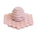 Big Bee Little Bee I Big ScrubBEE I 100% FDA Grade Silicone Scrubber with Easy-Grip Handle I Soft & Gentle Cleansing from Head to Toe I Rose Big 1 Count Rose