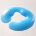 Silicone Face Massage Pillow - U-Shaped Spa Gel Pad for Relaxation | Blue - Buy Online on GoSupps.com
